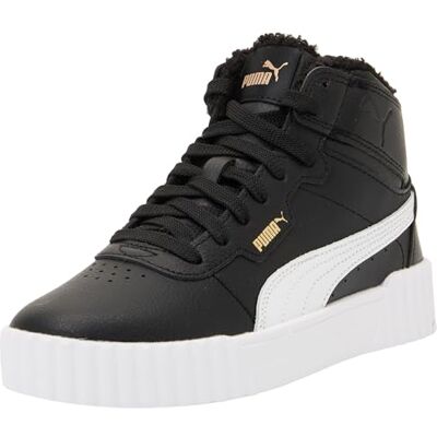 Puma Mädchen Carina 3.0 Mid WTR Jr Sneaker, Schwarz Weiß, 35.5 EU Puma Mädchen Carina 3.0 Mid WTR Jr Sneaker, Schwarz Weiß, 35.5 EU