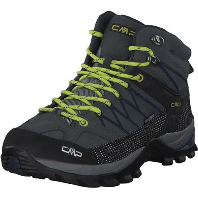 CMP Herren Rigel Mid Trekking Wp Walking Shoe, Grey-B.Blue, 46 EU, 3Q12947 CMP Herren Rigel Mid Trekking Wp Walking Shoe, Grey-B.Blue, 46 EU, 3Q12947