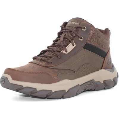 Skechers Santoro Hopkins Wanderstiefel für Herren, Cocoa Leather Synthetic Mesh, 41.5 EU Skechers Santoro Hopkins Wanderstiefel für Herren, Cocoa Leather Synthetic Mesh, 41.5 EU