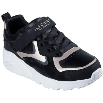 Skechers UNO Lite Metallic Burst Sneaker, Schwarz, Größe 45, Schwarz, 11 UK Child Skechers UNO Lite Metallic Burst Sneaker, Schwarz, Größe 45, Schwarz, 11 UK Child