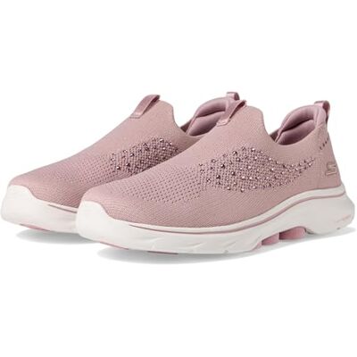 Skechers Damen Go Walk 7 BlingSneaker, violett, 39.5 EU Skechers Damen Go Walk 7 BlingSneaker, violett, 39.5 EU