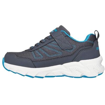 Skechers Elite-Sport-Tread Aquavek-Sneaker für Jungen, Graues Synthetik-Textil mit blauem Rand, 9.5 UK Child Skechers Elite-Sport-Tread Aquavek-Sneaker für Jungen, Graues Synthetik-Textil mit blauem Rand, 9.5 UK Child