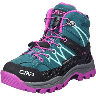 CMP Unisex Kinder Kids Rigel Mid Trekking Shoes Wp Trekking-Schuhe, Lake Pink Fluo, 31 EU CMP Unisex Kinder Kids Rigel Mid Trekking Shoes Wp Trekking-Schuhe, Lake Pink Fluo, 31 EU