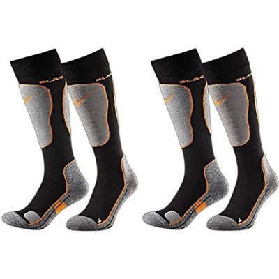 Black Crevice Unisex Skisocken_5 Skisocken, Black/Orange, 39-42 EU Black Crevice Unisex Skisocken_5 Skisocken, Black/Orange, 39-42 EU
