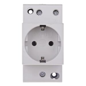 ETI Schuko Steckdose Hutschiene 230V 16A Einbausteckdose für Verteiler Schaltschrank ETI Schuko Steckdose Hutschiene 230V 16A Einbausteckdose für Verteiler Schaltschrank