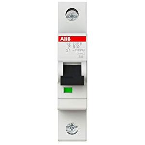 ABB INDIA Solutions & Services ABB S200M MCB Leitungsschutzschalter Typ B, 1-polig 32A 253V, Abschaltvermögen 10 kA System Pro M Compact ABB INDIA Solutions & Services ABB S200M MCB Leitungsschutzschalter Typ B, 1-polig 32A 253V, Abschaltvermögen 10 kA System Pro M Compact