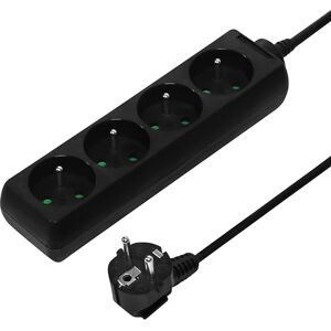 PremiumCord Steckdosenleiste - 4 Steckdosen, 3m, Schwarz PremiumCord Steckdosenleiste - 4 Steckdosen, 3m, Schwarz