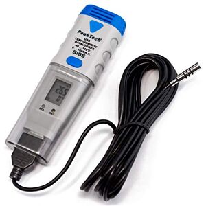 PeakTech P 5185 – USB Datenlogger für Temperatur, Luftfeuchtigkeit und Gleichspannung – Klimadatenlogger mit 32.000 Messwerten – Datenlogger für Spannung mit LCD-Display und externem Sensor PeakTech P 5185 – USB Datenlogger für Temperatur, Luftfeuchtigkeit und Gleichspannung – Klimadatenlogger mit 32.000 Messwerten – Datenlogger für Spannung mit LCD-Display und externem Sensor