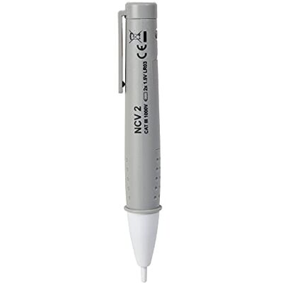 Testboy Voltmaster NCV 2 Kontaktloser Spannungstester CAT III 1000 V (hochweriger Volt Detektor mit akustischem Signal und LED-Taschenlampe, Erkennt Wechselspannungen ab 12 V AC, aus ABS-Kunststoff), Grau Testboy Voltmaster NCV 2 Kontaktloser Spannungstester CAT III 1000 V (hochweriger Volt Detektor mit akustischem Signal und LED-Taschenlampe, Erkennt Wechselspannungen ab 12 V AC, aus ABS-Kunststoff), Grau