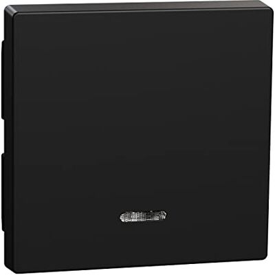 Schneider Electric Merten Wippe mit Kontrollfenster, System M, schwarz matt, Artikelnummer MEG3320-0403, 1 Stück Schneider Electric Merten Wippe mit Kontrollfenster, System M, schwarz matt, Artikelnummer MEG3320-0403, 1 Stück
