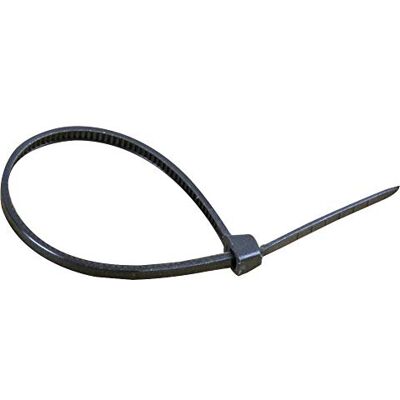 Pro Power 100 * 1.8BLK Kabelbinder aus Nylon, 100 mm x 1,80 mm, Schwarz, 100 Stück Pro Power 100 * 1.8BLK Kabelbinder aus Nylon, 100 mm x 1,80 mm, Schwarz, 100 Stück