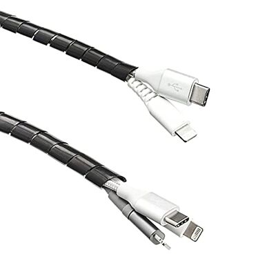 Amazon Basics Kabelkanal, ideal zur Kabelführung und zum Schutz der Kabel vor Haustieren, 10 m, schwarz Amazon Basics Kabelkanal, ideal zur Kabelführung und zum Schutz der Kabel vor Haustieren, 10 m, schwarz