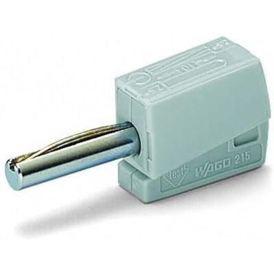 WAGO Bananenstecker 215-811 für Buchsendurchmesser: 4 mm, Querschnittsbereich: 0,08 2,5 mm², 50 Stück, Prüfzubehör für einen Bemessungsstrom bis 20 A und einer Prüfspannung von 42 V WAGO Bananenstecker 215-811 für Buchsendurchmesser: 4 mm, Querschnittsbereich: 0,08 2,5 mm², 50 Stück, Prüfzubehör für einen Bemessungsstrom bis 20 A und einer Prüfspannung von 42 V