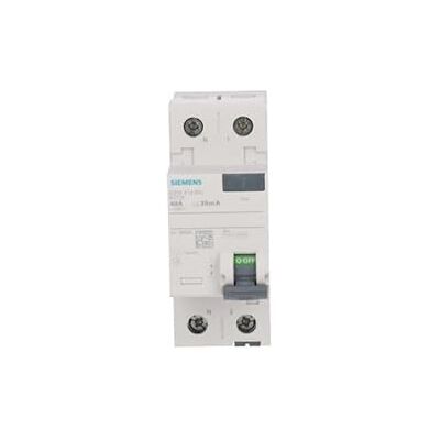 Siemens SENTRON Fehlerstromschutzschalter - 40A 30mA Typ AC Siemens SENTRON Fehlerstromschutzschalter - 40A 30mA Typ AC