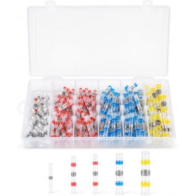 Carehabi Lötverbinder mit Schrumpfschlauch Set 200 Stück, Kabelverbinder Wasserdicht AWG 26-10, Schrumpfverbinder Stoßverbinder Isoliert für Kfz Auto Boot, Elektrische Schmelzverbinder Carehabi Lötverbinder mit Schrumpfschlauch Set 200 Stück, Kabelverbinder Wasserdicht AWG 26-10, Schrumpfverbinder Stoßverbinder Isoliert für Kfz Auto Boot, Elektrische Schmelzverbinder