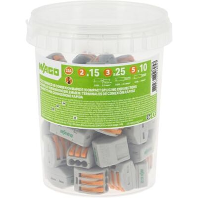 Wago S222 Automatische Verbindungsklemme Packung 50 - Verbindungsklemme Wago S222 Automatische Verbindungsklemme Packung 50 - Verbindungsklemme
