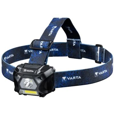 Varta Stirnlampe - H20 - Bewegungsmelder - 150 Lm - IP54 Varta Stirnlampe - H20 - Bewegungsmelder - 150 Lm - IP54