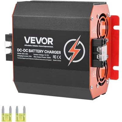 VEVOR 12 V 20 A DC/DC-Ladegerät, 250 W, Ideal für Blei-Säure-, Lithium-, AGM-, Gel- und Nassbatterien, intelligentes mehrstufiges Laden, für Wohnmobile, Nutzfahrzeuge, Boote, Yachten VEVOR 12 V 20 A DC/DC-Ladegerät, 250 W, Ideal für Blei-Säure-, Lithium-, AGM-, Gel- und Nassbatterien, intelligentes mehrstufiges Laden, für Wohnmobile, Nutzfahrzeuge, Boote, Yachten