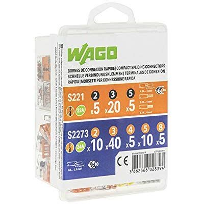WAGO Verbindungsklemmen-Set – 100 Klemmen (SERIEN 221 & 2273) WAGO Verbindungsklemmen-Set – 100 Klemmen (SERIEN 221 & 2273)