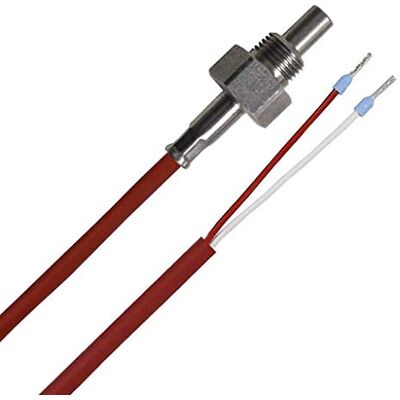 iOVEO 012EF05202 NTC 10KOHM Einschraubfühler G1/8“ Zoll Edelstahl mit Silikon-Leitung, NTC 10K, 2 Meter iOVEO 012EF05202 NTC 10KOHM Einschraubfühler G1/8“ Zoll Edelstahl mit Silikon-Leitung, NTC 10K, 2 Meter