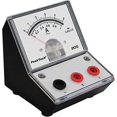 PeakTech 205-09 Strommessgerät Amperemeter Analog 1A 5A AC PeakTech 205-09 Strommessgerät Amperemeter Analog 1A 5A AC