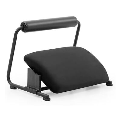 hjh OFFICE Fußablage Podi Velvet Schwarz – Ergonomische, höhenverstellbare Fußstütze mit neigbarer Fußplatte, gepolsterter Beinablage für bessere Durchblutung hjh OFFICE Fußablage Podi Velvet Schwarz – Ergonomische, höhenverstellbare Fußstütze mit neigbarer Fußplatte, gepolsterter Beinablage für bessere Durchblutung