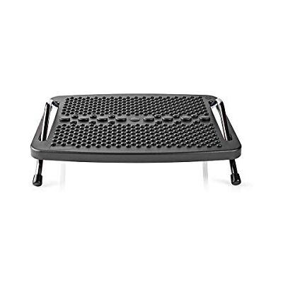 NEDIS Fußstütze Ergonomisch Um den Komfort bei der Arbeit zu verbessern Für eine bessere Körperhaltung Metall Schwarz NEDIS Fußstütze Ergonomisch Um den Komfort bei der Arbeit zu verbessern Für eine bessere Körperhaltung Metall Schwarz