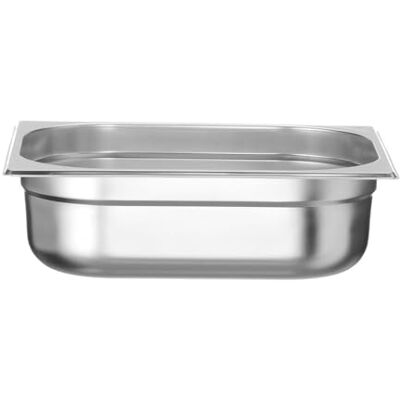 HENDI Gastronormbehälter, geeignet für Chafing Dishes, Bain-marie, Backöfen, Kühlschränken, Gefrierschränke, temperaturbeständig von -40° bis 250°C, 6,5L, GN 1/2, 325x265x(H) 100mm, Edelstahl HENDI Gastronormbehälter, geeignet für Chafing Dishes, Bain-marie, Backöfen, Kühlschränken, Gefrierschränke, temperaturbeständig von -40° bis 250°C, 6,5L, GN 1/2, 325x265x(H) 100mm, Edelstahl