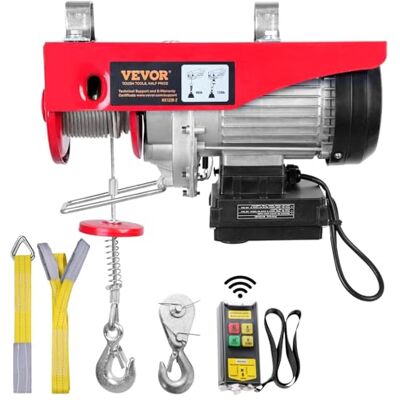 VEVOR elektrische Seilwinde 300kg bis 600kg Hubhöhe 12m Seilzug Motorwinde 1150W Motor Flaschenzug 10m/min Hubgeschwindigkeit Hebezug mit kabelloser Fernbedienung Seilhebezug Kettenzug VEVOR elektrische Seilwinde 300kg bis 600kg Hubhöhe 12m Seilzug Motorwinde 1150W Motor Flaschenzug 10m/min Hubgeschwindigkeit Hebezug mit kabelloser Fernbedienung Seilhebezug Kettenzug