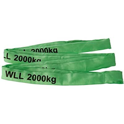 Braun 20041RS Rundschlinge 2000 kg Tragkraft, 4 m Umfang, endlos mit Polyesterkern, grün Braun 20041RS Rundschlinge 2000 kg Tragkraft, 4 m Umfang, endlos mit Polyesterkern, grün