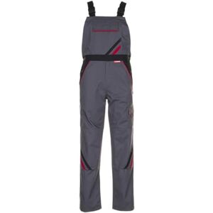 Planam Latzhose HIGHLINE, Farbe schiefer/schwarz/rot, Größe 58 Planam Latzhose HIGHLINE, Farbe schiefer/schwarz/rot, Größe 58