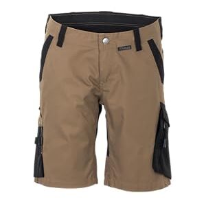 Planam 6463048 Norit Damen Shorts, Sand/Schwarz, Größe M Planam 6463048 Norit Damen Shorts, Sand/Schwarz, Größe M