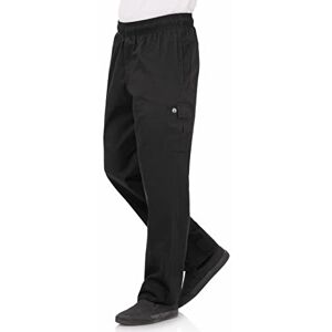 Chef Works Unisex Classic Fit Cargo Kochhose Schwarz, Größe: S / Small, Bundweite: 30 32 Zoll, Schrittlänge: 32 Zoll, Elastischer Bund B222-S Chef Works Unisex Classic Fit Cargo Kochhose Schwarz, Größe: S / Small, Bundweite: 30 32 Zoll, Schrittlänge: 32 Zoll, Elastischer Bund B222-S
