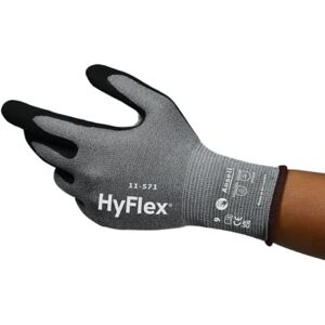 Ansell HyFlex 11-571 Schnittschutz-Handschuhe, Atmungsaktive Nitril-beschichtung, Höchste Weiterreißfestigkeit, Arbeitshandschuhe Herren Damen, Waschbare, Grau, Größe S (1 Paar) Ansell HyFlex 11-571 Schnittschutz-Handschuhe, Atmungsaktive Nitril-beschichtung, Höchste Weiterreißfestigkeit, Arbeitshandschuhe Herren Damen, Waschbare, Grau, Größe S (1 Paar)