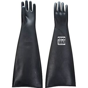Portwest Schwerer Latex-Gummihandschuh 600mm, Größe: L, Farbe: Schwarz, A803BKRL Portwest Schwerer Latex-Gummihandschuh 600mm, Größe: L, Farbe: Schwarz, A803BKRL