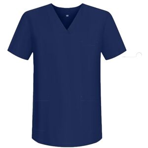 MISEMIYA Kasack Unisex Medizinische Krankenschwester Uniform Reinigung Arbeit Ästhetik Zahnarzt Tierarzt Gastronomie Ref.BZ-6801, Marineblau 88, S MISEMIYA Kasack Unisex Medizinische Krankenschwester Uniform Reinigung Arbeit Ästhetik Zahnarzt Tierarzt Gastronomie Ref.BZ-6801, Marineblau 88, S