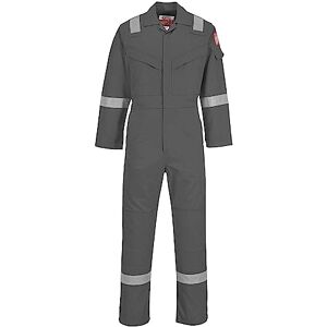 Portwest FR50 Herren Reflektierende Flammenbeständige FR-Antistatische Overallbogen-Beweis-Overalls 350g Grau, L Portwest FR50 Herren Reflektierende Flammenbeständige FR-Antistatische Overallbogen-Beweis-Overalls 350g Grau, L