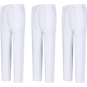 MISEMIYA Packung 3 Stück Unisex SANITÄRHOSE MEDIZINISCHE Uniformen SANITÄR Uniformen Arbeitshose 3-6802 Medium, Weiß 68 MISEMIYA Packung 3 Stück Unisex SANITÄRHOSE MEDIZINISCHE Uniformen SANITÄR Uniformen Arbeitshose 3-6802 Medium, Weiß 68