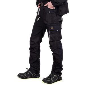 REIS FORECO-T BJS62 Arbeitshosen Männer, Arbeitshose, Schnittschutzhose, Arbeithose Herren, Schwarz Hellgrau, 62 Größe REIS FORECO-T BJS62 Arbeitshosen Männer, Arbeitshose, Schnittschutzhose, Arbeithose Herren, Schwarz Hellgrau, 62 Größe