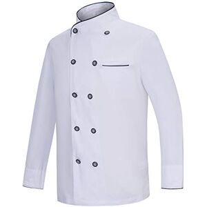 MISEMIYA UNIFORM KOCHJACKEN HERR LANGER ÄRMEL Ref.842B 4XL, Weiß MISEMIYA UNIFORM KOCHJACKEN HERR LANGER ÄRMEL Ref.842B 4XL, Weiß