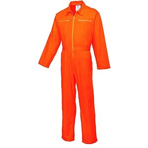 Portwest Baumwoll Overall, Größe: S, Farbe: Orange, C811ORRS Portwest Baumwoll Overall, Größe: S, Farbe: Orange, C811ORRS
