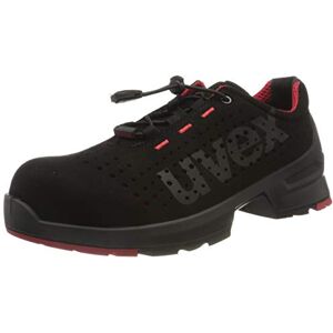 Uvex 1 gelochter Halbschuh, Sicherheitsschuhe S1 SRC, Arbeitsschuhe für Damen & Herren, Schwarz/Lime, Größe 46 Uvex 1 gelochter Halbschuh, Sicherheitsschuhe S1 SRC, Arbeitsschuhe für Damen & Herren, Schwarz/Lime, Größe 46