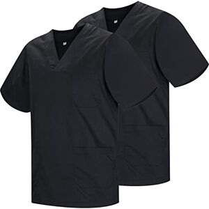 MISEMIYA Packung 2 STK. SANITÄRE CASACA Unisex SANITÄRE Uniformen SANITÄRE UNIFORM MEDIZINISCHE UNIFORM Ref. 817 * 2-5XL, Schwarz 21 MISEMIYA Packung 2 STK. SANITÄRE CASACA Unisex SANITÄRE Uniformen SANITÄRE UNIFORM MEDIZINISCHE UNIFORM Ref. 817 * 2-5XL, Schwarz 21