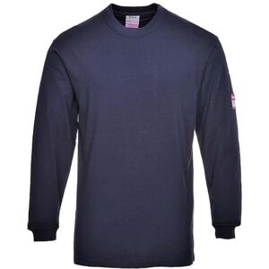 Portwest Flammhemmendes antistatisches Langarm T-Shirt, Größe: XL, Farbe: Marine, FR11NARXL Portwest Flammhemmendes antistatisches Langarm T-Shirt, Größe: XL, Farbe: Marine, FR11NARXL