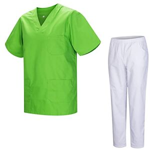 MISEMIYA Unisex-Schrubb-Set Medizinische Uniform mit Oberteil und Hose 817-8312-BLANCO Small, Apple Green MISEMIYA Unisex-Schrubb-Set Medizinische Uniform mit Oberteil und Hose 817-8312-BLANCO Small, Apple Green
