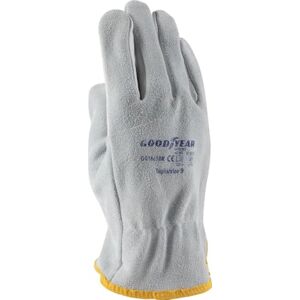 Goodyear Handschuhe aus Vollnarbenleder und Krustenleder, Größe 9, Farbe Weiß, Arbeitshandschuhe Goodyear Handschuhe aus Vollnarbenleder und Krustenleder, Größe 9, Farbe Weiß, Arbeitshandschuhe