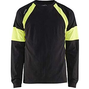 BLÅKLÄDER Blaklader 352010309933M Langarm T-Shirt, Schwarz/Gelb, Größe M BLÅKLÄDER Blaklader 352010309933M Langarm T-Shirt, Schwarz/Gelb, Größe M