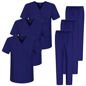 MISEMIYA Packung * 3 Sets Unisex-Hygieneuniform MEDIZINISCHE SANITÄREINHEITEN SANITÄRSETS 3-6801-6802 Medium, Lila 68 MISEMIYA Packung * 3 Sets Unisex-Hygieneuniform MEDIZINISCHE SANITÄREINHEITEN SANITÄRSETS 3-6801-6802 Medium, Lila 68