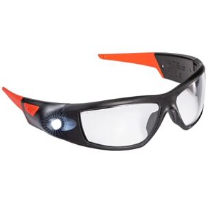 Coast SPG500 Wiederaufladbare LED-Sicherheitsbrille mit Beleuchtung, Bulls-Eye Spot-Strahl, ANSI Z87 Standard, 2 Kratzfeste Gläser (Klar, Gelb) inklusive, UV-Schutz, inkl. Schutzetui (Schwarz/Rot) Coast SPG500 Wiederaufladbare LED-Sicherheitsbrille mit Beleuchtung, Bulls-Eye Spot-Strahl, ANSI Z87 Standard, 2 Kratzfeste Gläser (Klar, Gelb) inklusive, UV-Schutz, inkl. Schutzetui (Schwarz/Rot)