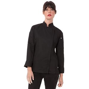 Chef Works Damen Bcwlz005blks Damen Kochjacke Hartford, Schwarz, S EU Chef Works Damen Bcwlz005blks Damen Kochjacke Hartford, Schwarz, S EU